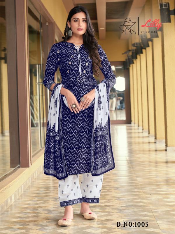 Lilly Basant Nx Designer Cotton Readymade Salwar